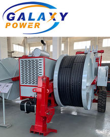 6 Ton Hydraulic Puller Winch Transmission Wire Pulling Equipment In Overhead Line