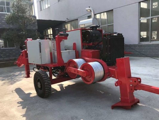 Línea de transmisión diesel 330KV línea aérea del equipo GL2x50 10T que ata el equipo