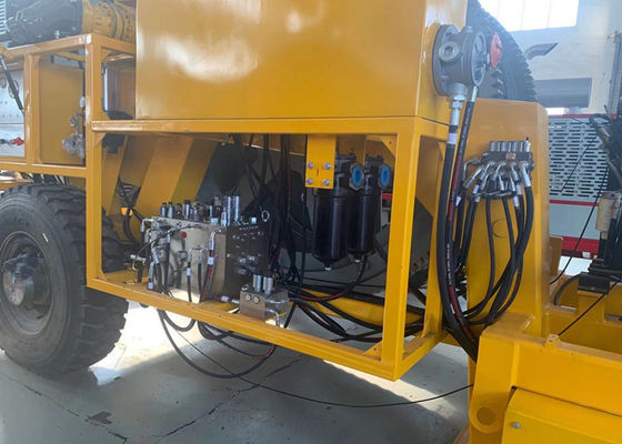 Conductor Stringing Equipment With imported Engine del paquete de la línea eléctrica de 500KV 2x80KN