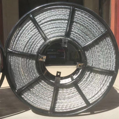 Cable de acero galvanizado de alta resistencia no giratorio, cable de tracción resistente a la rotación para tendido de líneas de transmisión, tendido de cables y construcción de tendido de conductores