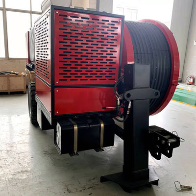 Tirador tensador hidráulico para tendido de líneas aéreas, fuerza máxima de tracción 2x50KN, 1x100KN