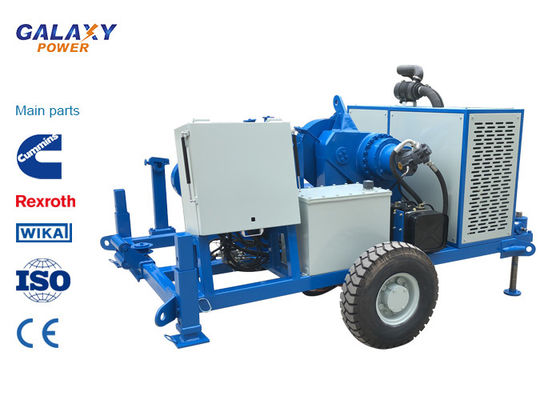 Extractor hydráulico subterráneo de la máquina 49.2hp 100kN del color azul del ISO