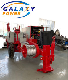 Línea máxima de 22 Ton Hydraulic Cable Puller Transmission que ata el equipo