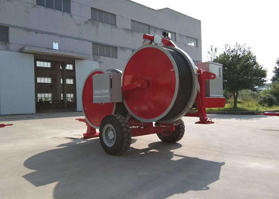 línea de transmisión diesel del tensor de 1x30KN 12kw (16hp) Hydrauic equipo