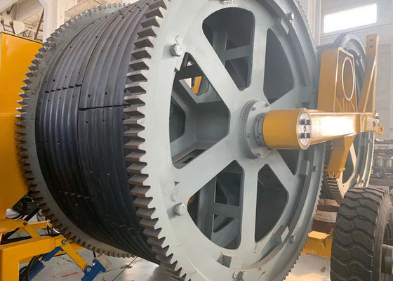 Conductor Stringing Equipment With Cummins Engine del paquete de la línea eléctrica de 500KV 2x80KN