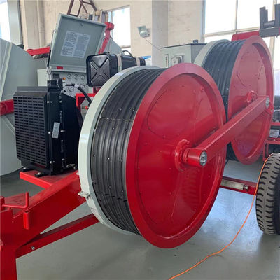 Gasolina que lanza los conductores y la tierra 3 Ton Wire Stringing Equipment
