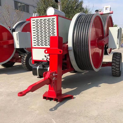 Línea aérea 4 Ton Diesel Hydraulic Cable Tensioner que ata el equipo