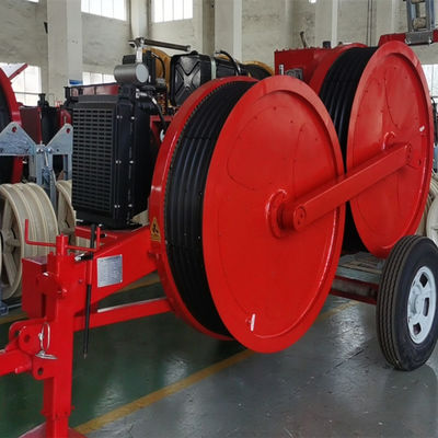 Línea aérea del revés de 4 Ton Hydraulic Tensioner With que ata la máquina