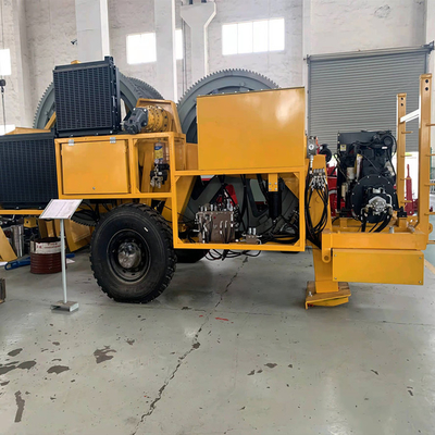 Línea aérea 14 tensor del cable de Ton Hydraulic Brake ADSS que ata la máquina