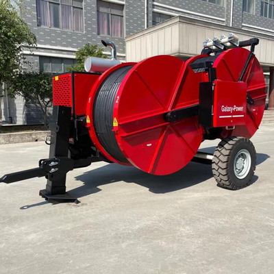 Conductores gemelos 8 Ton Hydraulic Cable Tensioner Diesel Cummins Engine