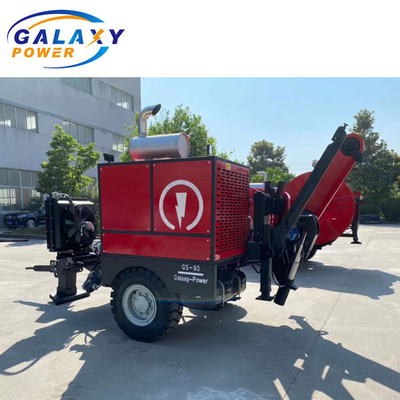 Cable de encadenación de tracción hidráulico del equipo 90KN del alambre de la transmisión que pone el equipo