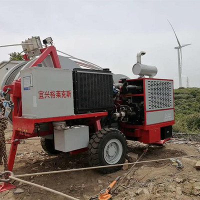 GL2X40 KN Máquina de tracción de líneas aéreas de alta tensión de doble conductor